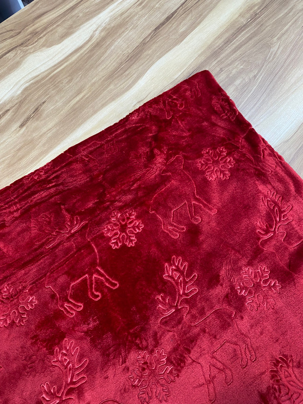 پتو مسافرتی ژله ای طرح گوزن کریسمس